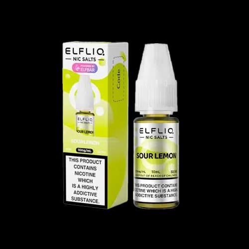 Sour Lemon Elfliq by Elf Bar - 10ml Nic Salt E-liquid