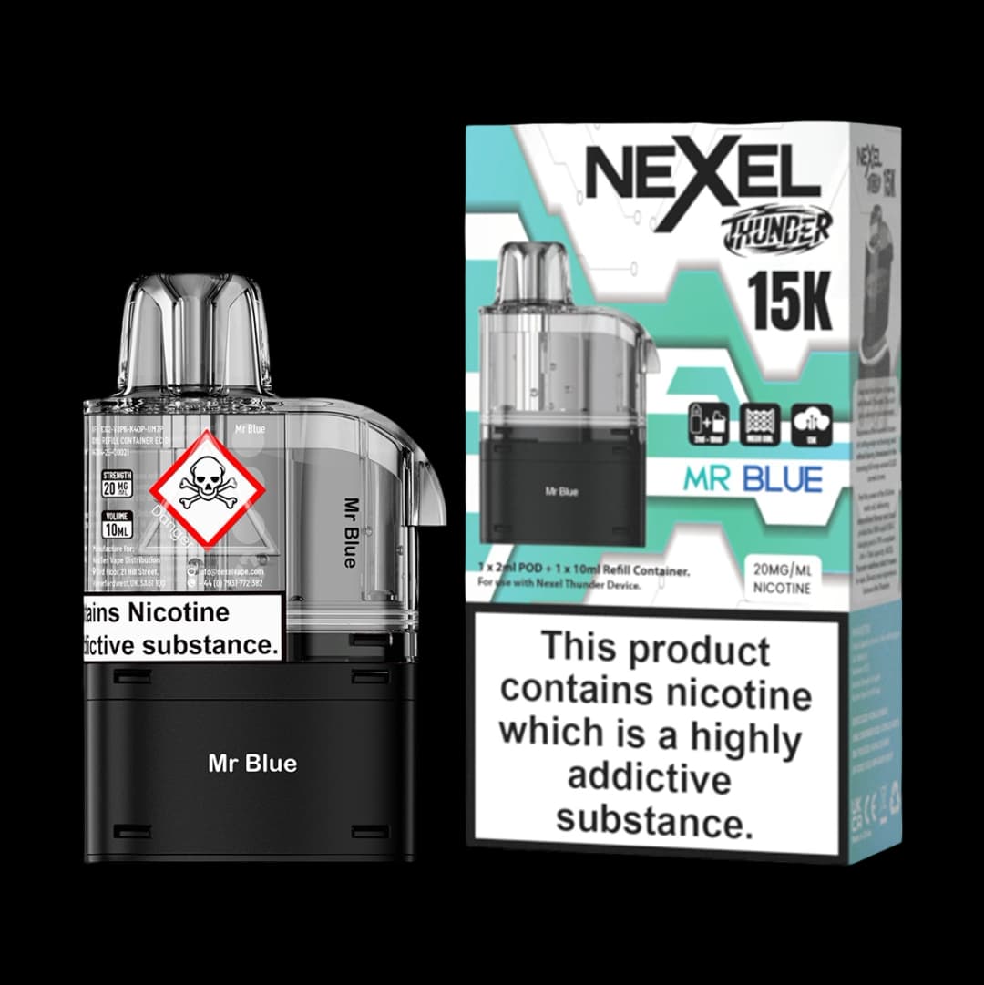 Nexel Thunder 15K Prefilled Pods + Refill Containers
